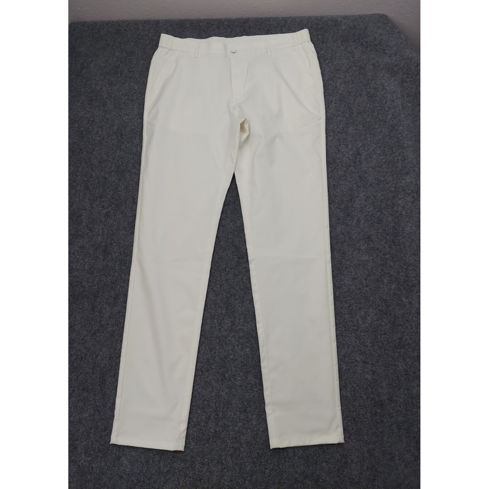 Jack Archer Jetsetter Pants Mens 36x36 SLIM True White Performance Golf Stretch